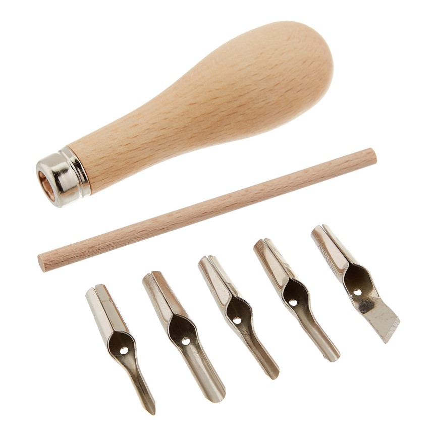 Linolmesser Set Lino Cutter Set 7Pc For Carving eStationers