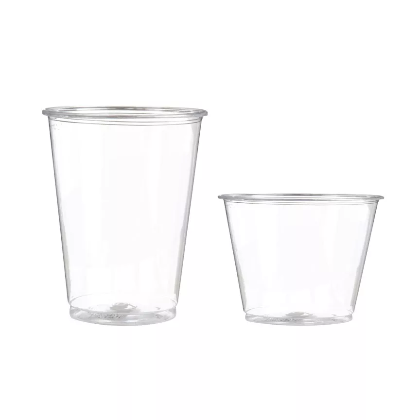 10 Pcs Transparent Disposable Glass Cups Mixing Jars eStationers