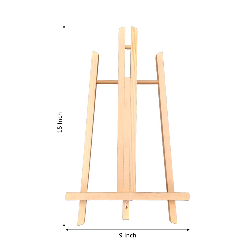 Tabletop Wooden Easel High Quality Natural Pine Wood eStationers