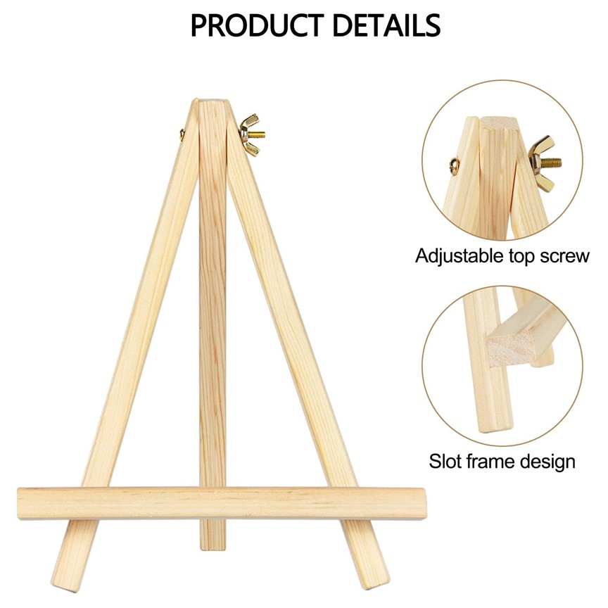 Tabletop Display Wooden Easel High Quality 9 Inch eStationers