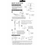 Magic Embroidery Pen Kit, Embroidery Punch Needle Pen Set, with Adjustable Embroidery Pen, 2 Threaders, 3 Sizes Needles, for Home DIY Embroidery Sewing Crafts, Pillows
