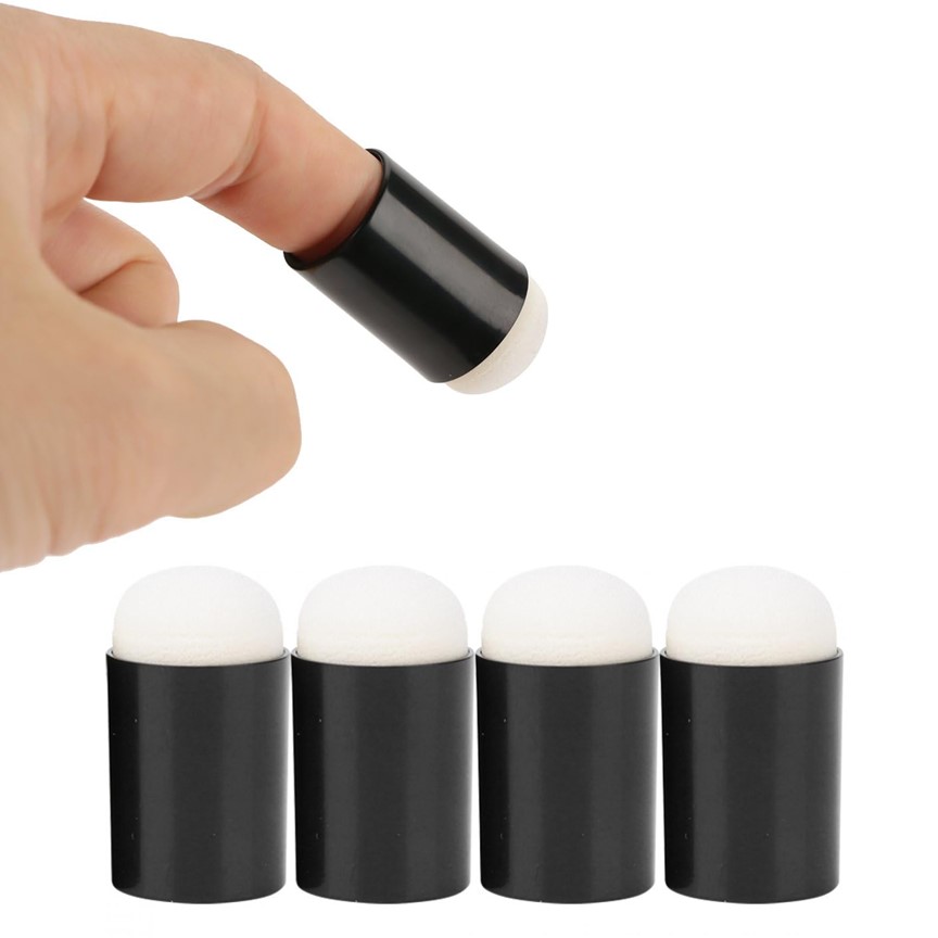 100 Pieces Finger Sponge Daubers Finger Painting