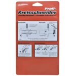 Profi Kreisschneider Compass Circle Cutter – Adjustable 40-230mm Precision Cutting Tool for Perfect Circles, Crafting & DIY Projects