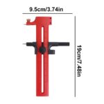 Profi Kreisschneider Compass Circle Cutter – Adjustable 40-230mm Precision Cutting Tool for Perfect Circles, Crafting & DIY Projects