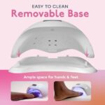 Powerful 48W SUN5 UV LED Nail Lamp with 24 lights, 4 timer modes, auto sensor, and LCD screen. Perfect for fast, even curing of gel nails and UV resin art.
