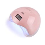 Powerful 48W SUN5 UV LED Nail Lamp with 24 lights, 4 timer modes, auto sensor, and LCD screen. Perfect for fast, even curing of gel nails and UV resin art.