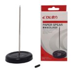 DINGLI DL0520 Paper Spear – Metal Memo Spike Note Holder with Base for Desk Organization