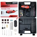 60pcs Set 12V 12000RPM Cordless Mini Drill EU Adapter Electric Grinder Rotary Tool Kit for Grinding / Polishing / Engraving