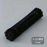 100pcs 12-inch velvet pipe cleaners (chenille stems) with soft plush texture. Flexible, twistable craft wires for DIY flowers, kids’ crafts, and school projects.