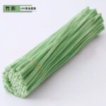 100pcs 12-inch velvet pipe cleaners (chenille stems) with soft plush texture. Flexible, twistable craft wires for DIY flowers, kids’ crafts, and school projects.