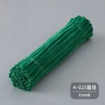 100pcs 12-inch velvet pipe cleaners (chenille stems) with soft plush texture. Flexible, twistable craft wires for DIY flowers, kids’ crafts, and school projects.
