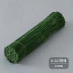 100pcs 12-inch velvet pipe cleaners (chenille stems) with soft plush texture. Flexible, twistable craft wires for DIY flowers, kids’ crafts, and school projects.