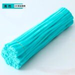 100pcs 12-inch velvet pipe cleaners (chenille stems) with soft plush texture. Flexible, twistable craft wires for DIY flowers, kids’ crafts, and school projects.