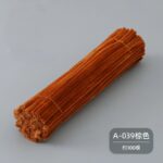 100pcs 12-inch velvet pipe cleaners (chenille stems) with soft plush texture. Flexible, twistable craft wires for DIY flowers, kids’ crafts, and school projects.