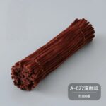 100pcs 12-inch velvet pipe cleaners (chenille stems) with soft plush texture. Flexible, twistable craft wires for DIY flowers, kids’ crafts, and school projects.