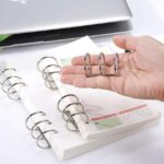 25mm 3-Ring Metal Binder Rings – Gold & Silver Loose Leaf Rings for Photo Albums, Scrapbooks, Resin Art Book Covers, Folders & DIY Crafts
