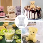 3D Teddy Bear Candle Mold – Silicone Resin Mold for DIY Candles, Epoxy Resin Casting, Chocolate, Candy, Soap & Craft Decoration