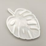 Small Monstera Leaf Coaster Silicone Mold – Palm Leaf Tray Resin Mold for DIY Coasters, Leaf Dish & Decorative Plates | 3.5×4.9 inch