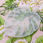 Small Monstera Leaf Coaster Silicone Mold – Palm Leaf Tray Resin Mold for DIY Coasters, Leaf Dish & Decorative Plates | 3.5×4.9 inch