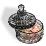 Elegant Trinket Box Silicone Mold with Lid – Resin Casting Mold for Jewelry Storage, Candle Holder, Polymer Clay, Cement & DIY Crafts