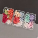 Natural Dried Hydrangea Flowers Box DIY Epoxy Resin Mold Filling Aromatherapy Candle Making Decoration