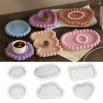 Round / Oval Bubble Trinket Silicone Mold – Bubble Coaster Mold for Resin, Concrete, Plaster, Cement & Epoxy Tray Making