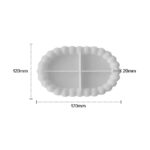 Round / Oval Bubble Trinket Silicone Mold – Bubble Coaster Mold for Resin, Concrete, Plaster, Cement & Epoxy Tray Making - Image 3