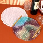 Diamond Texture Irregular Pebble Shape Silicone Molds – Round/Rectangular Resin Tray Molds for Coasters, Jewelry Display, Fruit Plates & Home Décor - Image 5