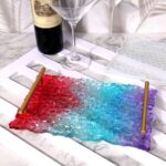 Diamond Texture Irregular Pebble Shape Silicone Molds – Round/Rectangular Resin Tray Molds for Coasters, Jewelry Display, Fruit Plates & Home Décor - Image 11