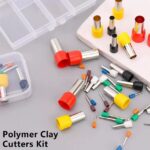 40pcs Stainless Steel Round Polymer Clay Cutters Set – Mini Circle Clay Punch Tools (1–10.3mm) with Storage Box for Pottery, Crafts & Earring Making