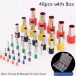 40pcs Stainless Steel Round Polymer Clay Cutters Set – Mini Circle Clay Punch Tools (1–10.3mm) with Storage Box for Pottery, Crafts & Earring Making