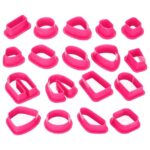18pcs Polymer Clay Cutters Set – Geometric Shape Clay Earring Making Kit | DIY Jewelry & Polymer Clay Craft Tools