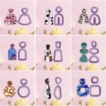 18pcs Polymer Clay Cutters Set – Geometric Shape Clay Earring Making Kit | DIY Jewelry & Polymer Clay Craft Tools