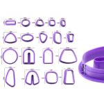 18pcs Polymer Clay Cutters Set – Geometric Shape Clay Earring Making Kit | DIY Jewelry & Polymer Clay Craft Tools