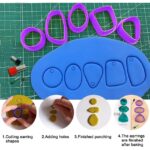 18pcs Polymer Clay Cutters Set – Geometric Shape Clay Earring Making Kit | DIY Jewelry & Polymer Clay Craft Tools