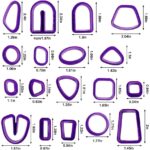 18pcs Polymer Clay Cutters Set – Geometric Shape Clay Earring Making Kit | DIY Jewelry & Polymer Clay Craft Tools