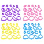 18pcs Polymer Clay Cutters Set – Geometric Shape Clay Earring Making Kit | DIY Jewelry & Polymer Clay Craft Tools