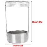 Stainless Steel Paint Brush Washer with Filter & Spring Holder – Portable Brush Cleaning Tank for Acrylic, Oil & Watercolor Painting