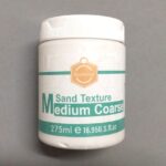 Keep Smiling Sand Texture Medium Coarse 275mL – Acrylic Texture Paste for 3D Art & Mixed Media