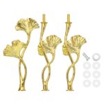 3 Tier Crown/Garland/Round/Fan/Leaf/Flower/Scepter Top Cake Stand Holder Rack Handle Fitting Hardware Rod Gold/Silver - Image 3