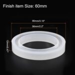 Bracelet Silicone Mold – Round Epoxy Resin Mold for DIY Bangle, Wristlet Keychains, Car Accessories, and Jewelry Making - Image 2