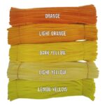 100pcs 12-inch velvet pipe cleaners (chenille stems) with soft plush texture. Flexible, twistable craft wires for DIY flowers, kids’ crafts, and school projects.