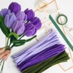 100pcs 12-Inch High-Density Velvet Pipe Cleaners | Twistable Chenille Stems (Limpiapipas) | Soft Plush Craft Wires for DIY Flowers, Kids & School Crafts - Image 20