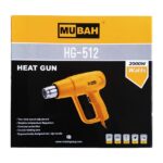 MUBAH High Performance Heat Gun Hot Air Gun for Resin Art | Best for Beach Waves | Pop Bubbles | 2000W