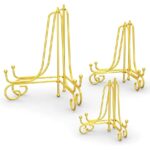 nikkah plaque stand, resin plaque stand, gold display stand, wedding plaque holder, decorative plate stand, photo frame stand, tabletop display holder, resin tray stand