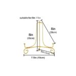 nikkah plaque stand, resin plaque stand, gold display stand, wedding plaque holder, decorative plate stand, photo frame stand, tabletop display holder, resin tray stand