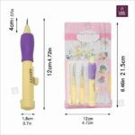 Magic Embroidery Pen Kit, Embroidery Punch Needle Pen Set, with Adjustable Embroidery Pen, 2 Threaders, 3 Sizes Needles, for Home DIY Embroidery Sewing Crafts, Pillows