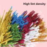 100pcs 12-Inch Iridescent Opal Holographic Pipe Cleaners | Twistable Metallic Tinsel Chenille Curly Stems | Sparkle Craft Wires for DIY Crafts and Decorations - Image 15
