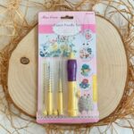 Magic Embroidery Pen Kit, Embroidery Punch Needle Pen Set, with Adjustable Embroidery Pen, 2 Threaders, 3 Sizes Needles, for Home DIY Embroidery Sewing Crafts, Pillows