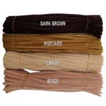 100pcs 12-Inch High-Density Velvet Pipe Cleaners | Twistable Chenille Stems (Limpiapipas) | Soft Plush Craft Wires for DIY Flowers, Kids & School Crafts